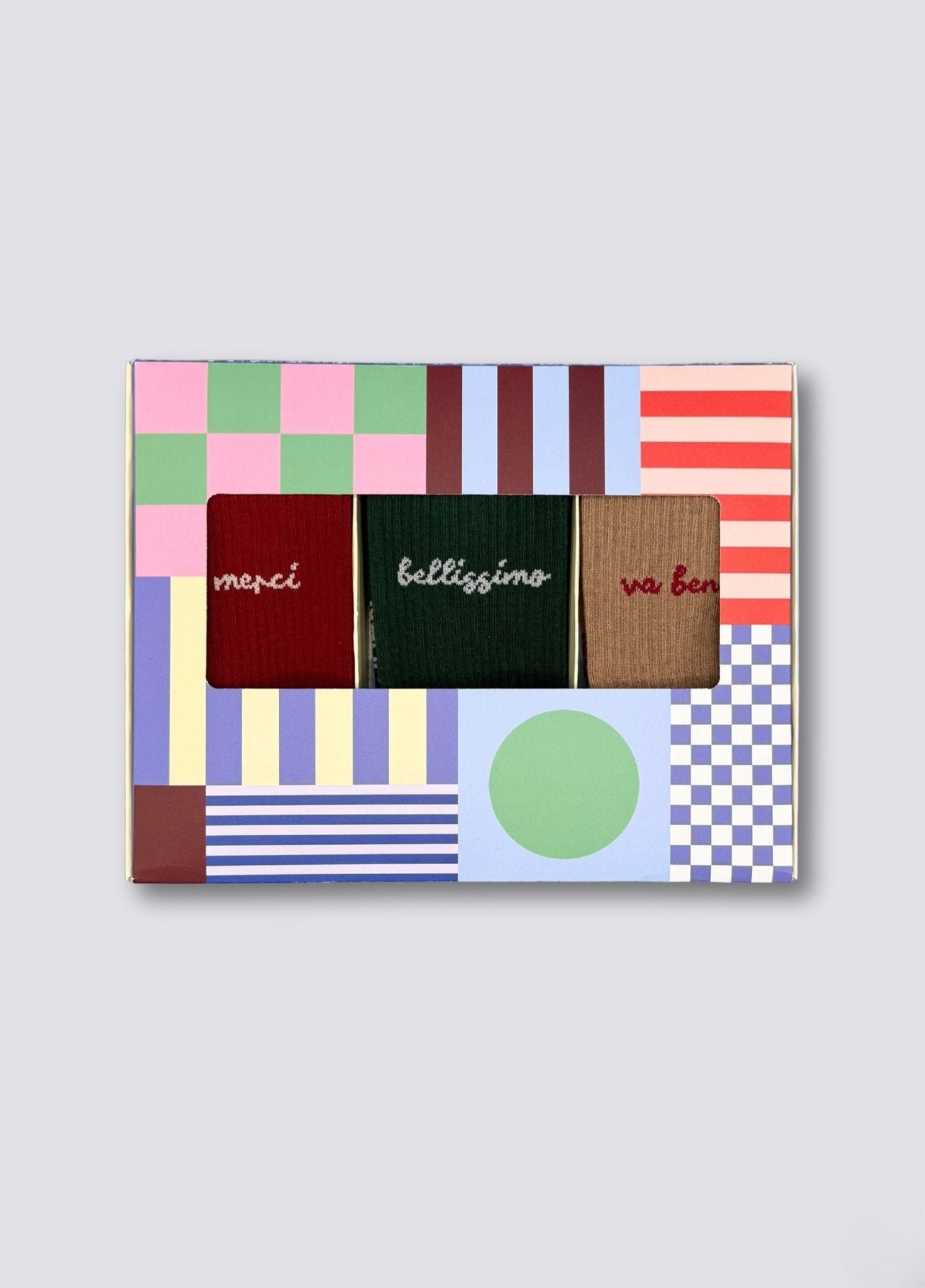 3-PACK – MERCI, BELLISSIMO, VA BENE