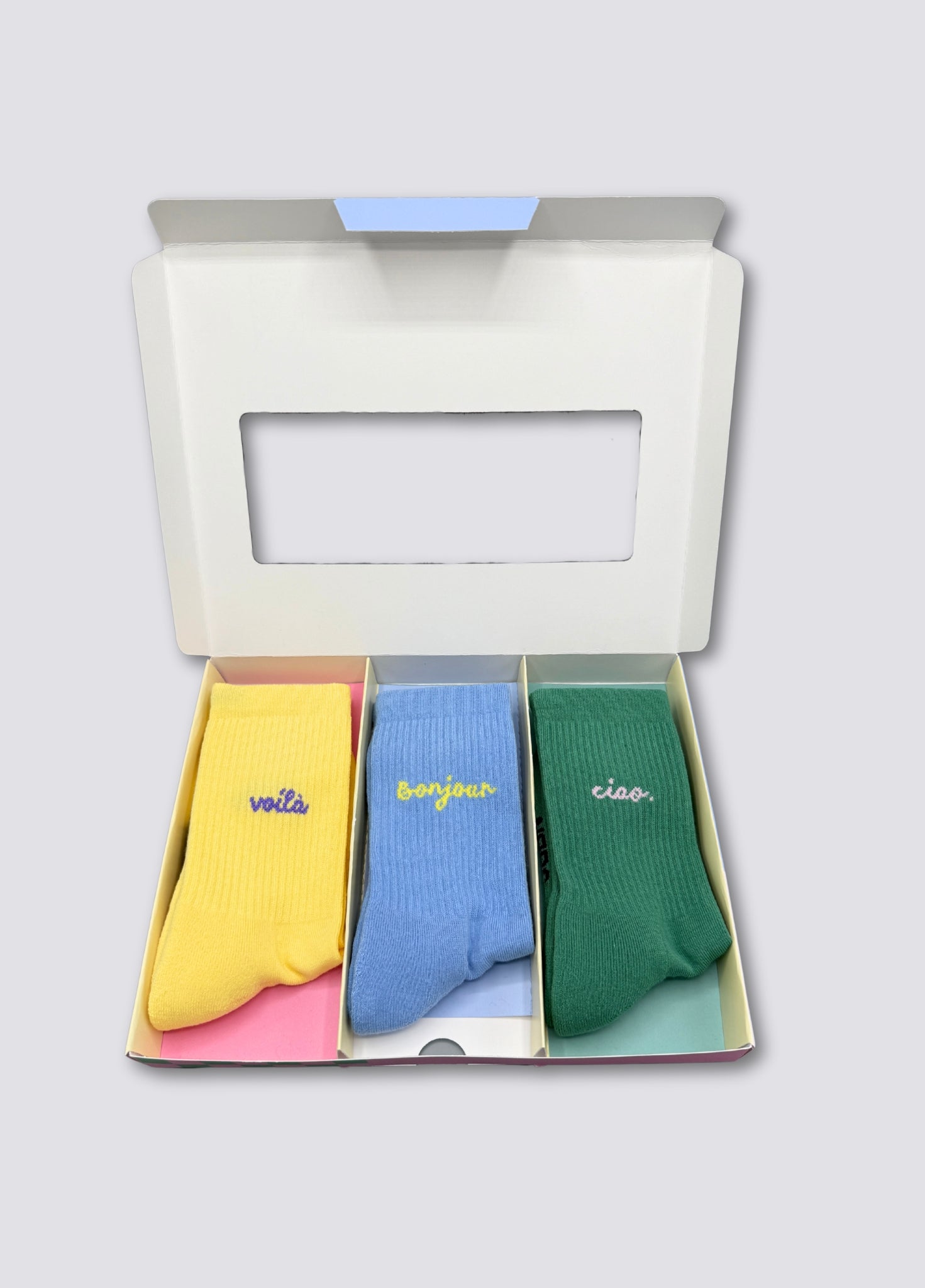 3-PACK â VOILĂ, BONJOUR, CIAO