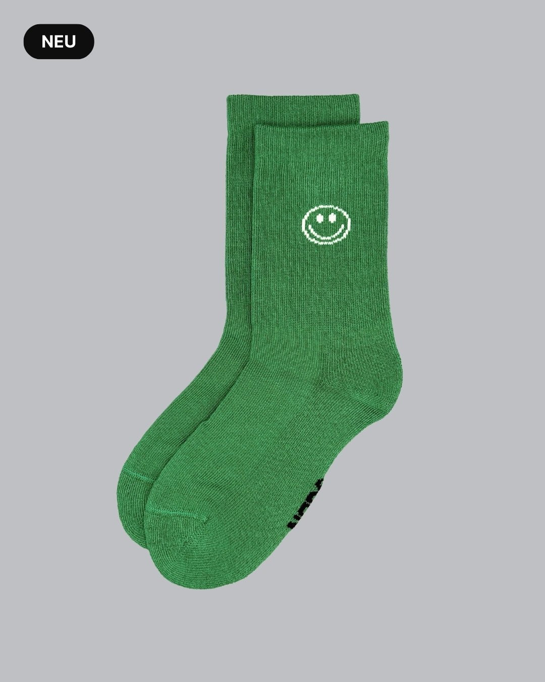 Smiley Grün (Kids) Socken - NBDC