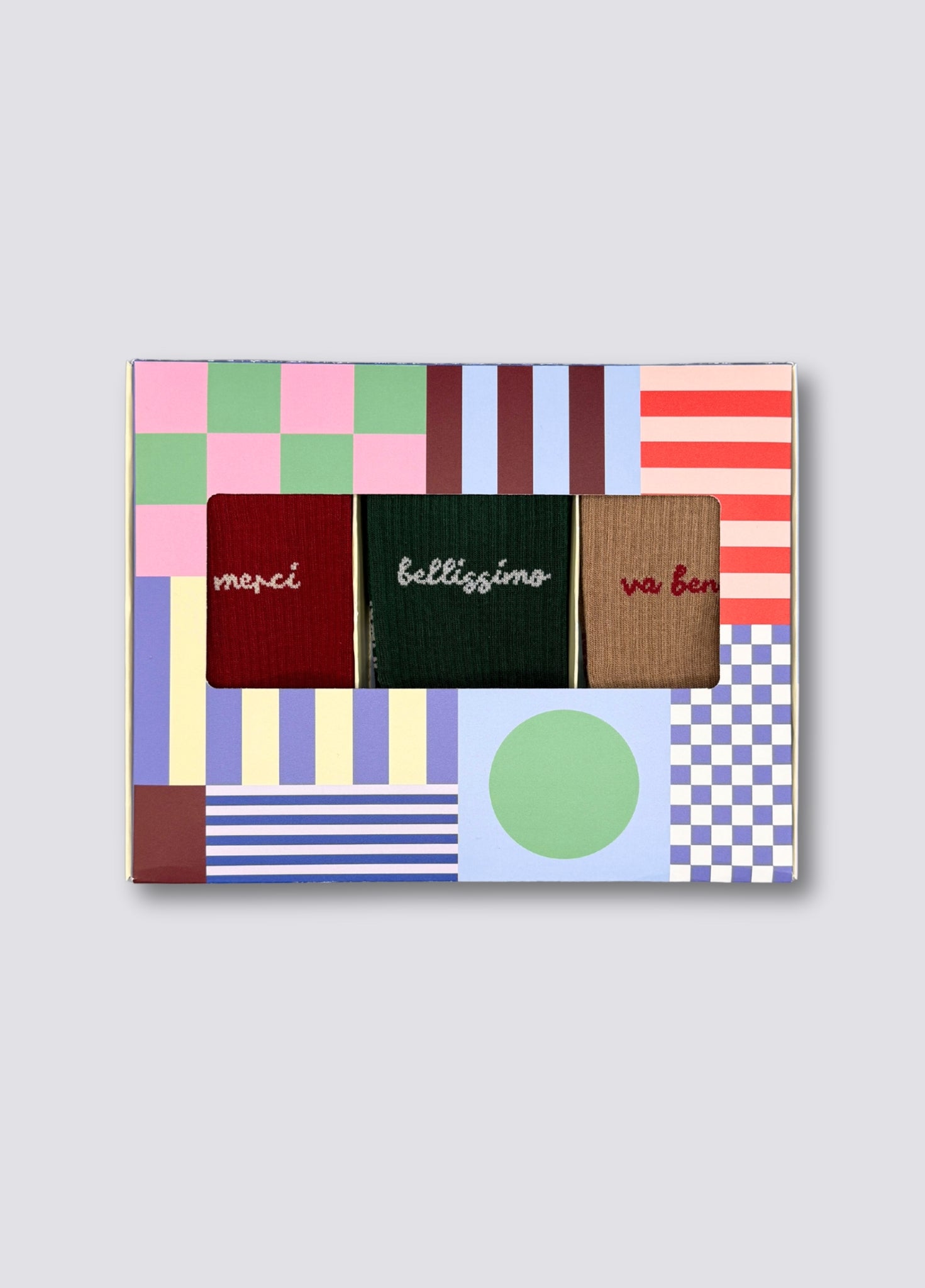 3-PACK – MERCI, BELLISSIMO, VA BENE