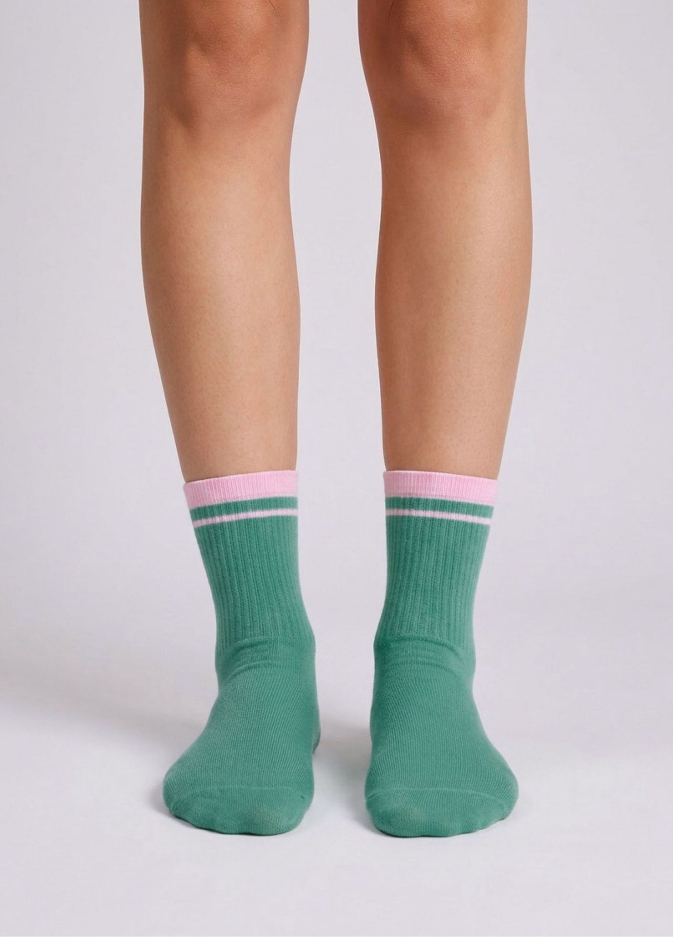SUMMER STRIPES GREEN/ROSE