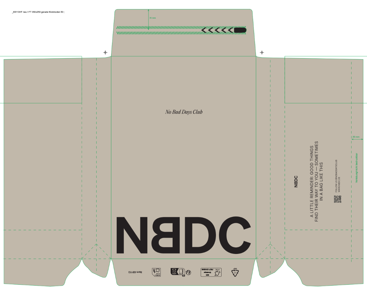 Verpackung - NBDC E-Mailer 35x25x5 cm
