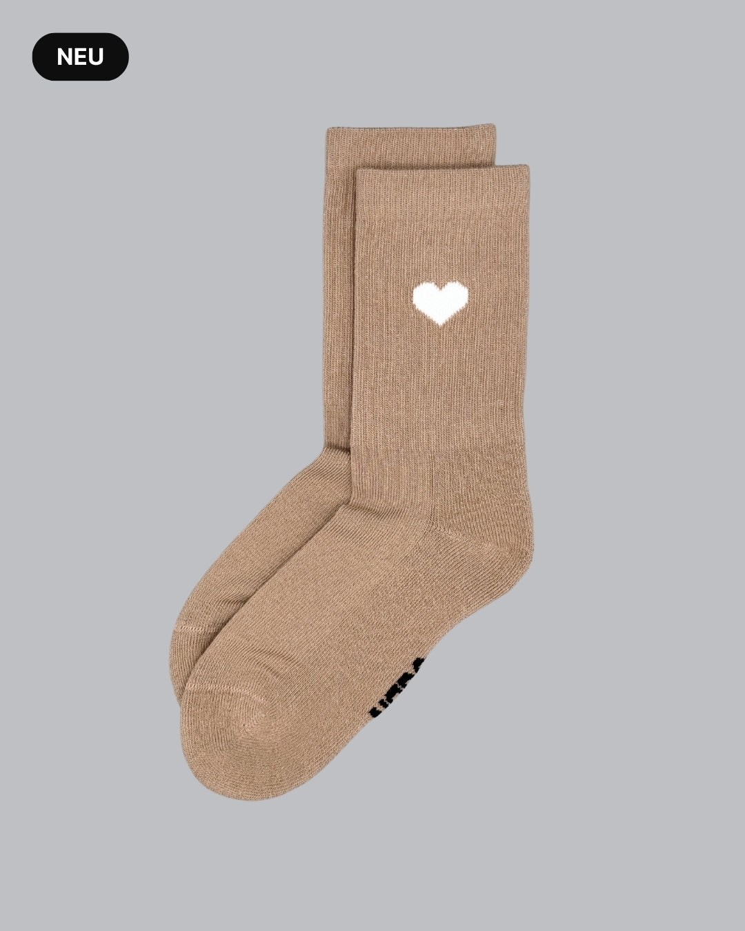 Herz Beige (Kids) Socken - NBDC