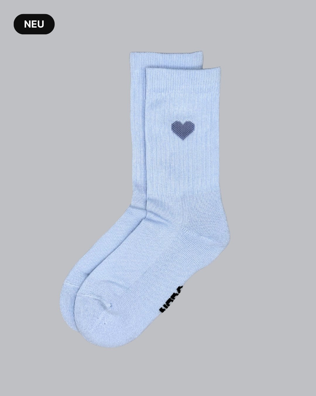 Herz Hellblau (Kids) Socken - NBDC