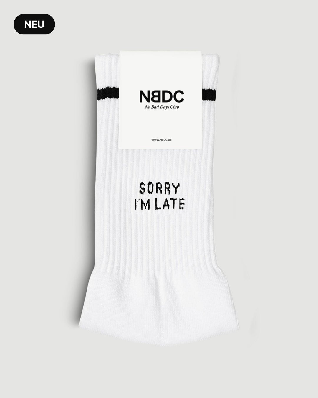 SORRY I'M LATE Socken - NBDC