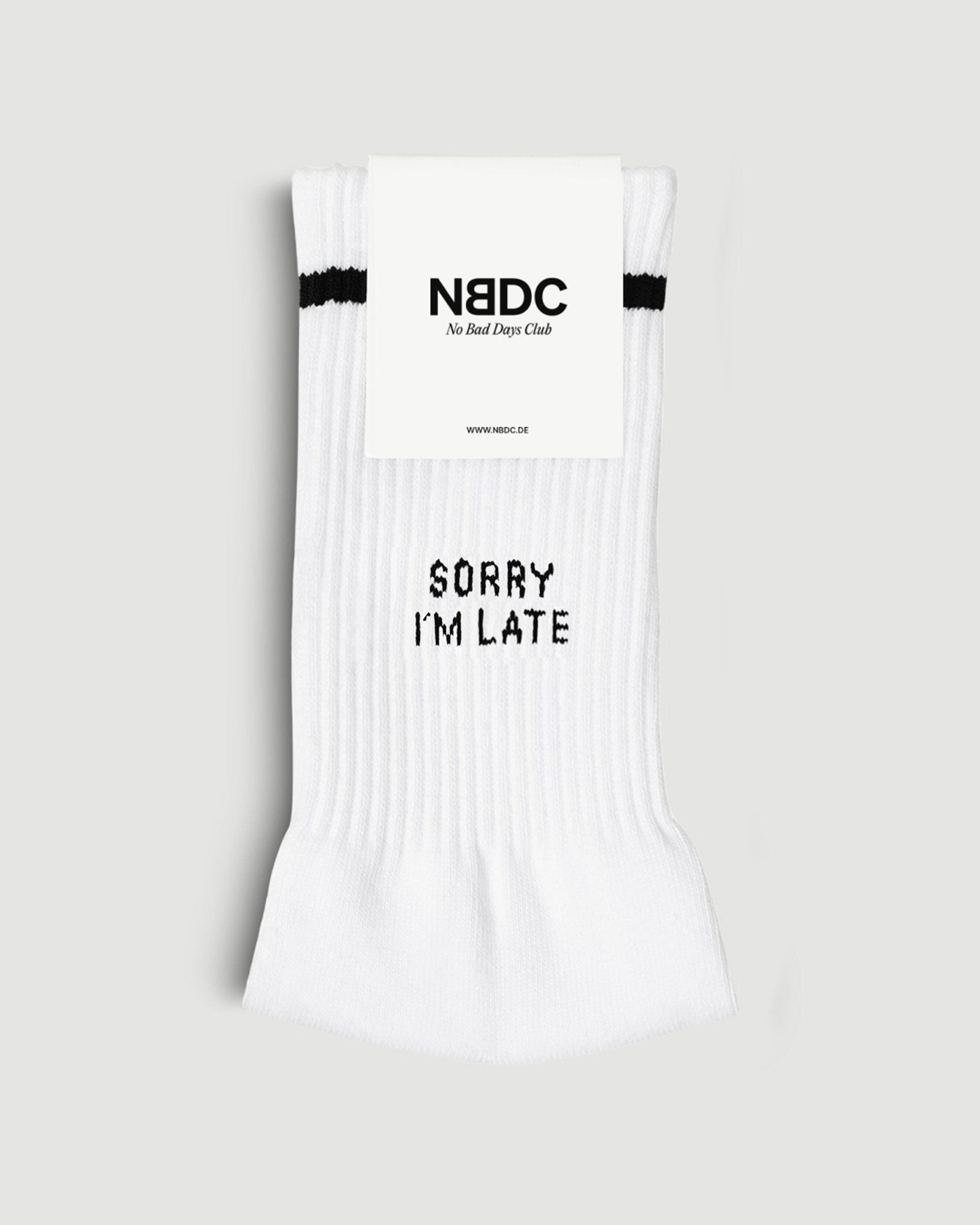 SORRY I'M LATE Socken - NBDC